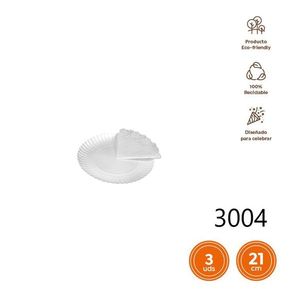 Disposable Paper Plates 21 Cm Eco Friendly Recyclable For Celebrations - Product Image 3