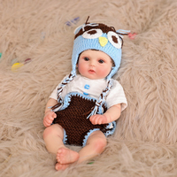 Poupée Bébé Reborn en Silicone Yeezwood de 40 cm, Jouet Réaliste et Tendance pour Enfants, Poupée Bébé en Silicone Véritable pour Fille