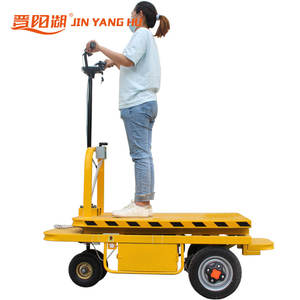 Jin Yang Hu Fabriek Magazijn Behandeling Hand Truck Vangrails Kan Worden Geïnstalleerd Elektrische Schaar Lift Trolley Voor Vissen - Product Image 3