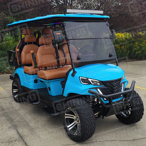Светящиеся 6-местные гольф-кары с литиевой батареей 72В, одобренные EEC, разрешенные для использования на дорогах общего пользования - Product Image 3