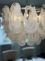 Lampu gantung dekoratif bar hotel, rumah lampu hias kaca berjenjang dan lampu langit-langit