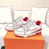 Chaussures de marque, design personnalisé graffiti, chaussures de luxe, baskets de basket-ball rétro en cuir véritable, fabriquées à la main