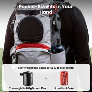 Pompe à air électrique 6000 mAh pour tentes gonflables, matelas pneumatiques, flotteurs de <span class=keywords><strong>piscine</strong></span>, tapis de couchage de <span class=keywords><strong>camping</strong></span>, sacs de rangement sous vide - Product Image 6