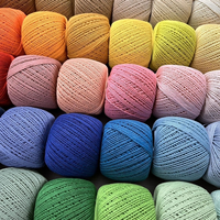 Fil à tricoter en coton recyclé écologique, mélange de fils doux pour le crochet, matière douce et respectueuse de la peau, testée en laboratoire
