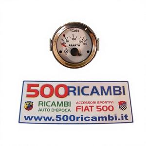 Indicador de Temperatura de Aceite Genérico para FIAT 500 y 126 CRUSCOTTO ABARTH, 52 FONDO BIANCO, Nuevo - Product Image 1