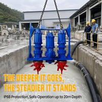 Pompe submersible à boue de sable de 4 pouces, 15 kW, électrique, en alliage de chrome haute résistance pour le drainage des mines d'or