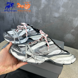 Zapatillas deportivas tipo mule 3XL negras de malla y poliuretano, transpirables, informales, para correr y caminar - Product Image 1