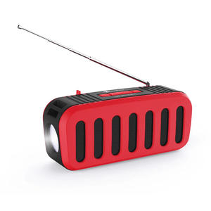 Altavoz con energía solar para deportes al aire libre, portátil, inalámbrico, con ranura para tarjeta, linterna, lámpara de iluminación - Product Image 1