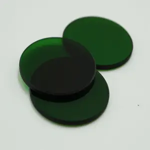 Üreticileri toptan yüksek geçirgenlik optik cam yeşil renk dar bant bant geçiren filtre