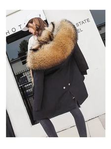 <span class=keywords><strong>Cappotto</strong></span> da donna invernale Chic caldo lungo impermeabile <span class=keywords><strong>con</strong></span> fodera <span class=keywords><strong>in</strong></span> <span class=keywords><strong>pelliccia</strong></span> sintetica e collo di <span class=keywords><strong>pelliccia</strong></span> - Product Image 6