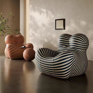 Silla de salón de alta calidad de nuevo diseño para muebles de sala de estar y sofá individual de compresión para apartamentos pequeños, silla de ocio relajante - Product Image 4