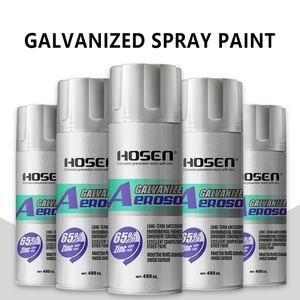 Pintura en aerosol HOSEN con 65% de zinc, revestimiento antircorrosión para superficies de acero inoxidable, aluminio y cromo. - Product Image 4