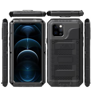 Étui étanche Wolf Warrior pour téléphone compatible avec <span class=keywords><strong>iPhone</strong></span> 14/7/11/12/13/X/<span class=keywords><strong>XR</strong></span> Outdoor Sports Metal Protective 7 Plus <span class=keywords><strong>XR</strong></span> - Product Image 2
