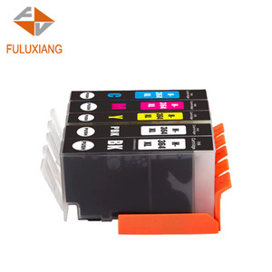 Fuluxiang Tương thích cho Hộp Mực cho <span class=keywords><strong>HP</strong></span> <span class=keywords><strong>photosmart</strong></span> <span class=keywords><strong>7520</strong></span> 7510 5525 Deskjet 3070a b109a máy in 364 364xl 364 XL cho mực xe - Product Image 3