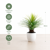 Grande plante artificielle en pot, palmier Sumatra, décoration nordique pour salon, verdure tropicale, vente en gros