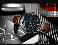 Montre-Bracelet en Acier Inoxydable Ultra-Mince, Bracelet Maille, Montre Homme de Luxe, Mode Affaires Décontractée, Horloge à Quartz Simple, Montre Homme avec Logo
