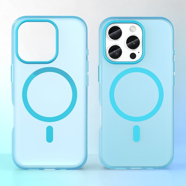 Soft Magnetic Phone Case Translucency Skin Feel Frosted Matte Soft TPU Custom Mobile case for iPhone 17 16 15 14 Pro Max Plus