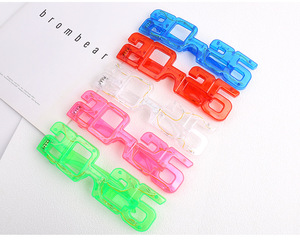 2025 New Year Event LED Glow Glasses Factory Wholesale <b>Flash</b> Party Supplies for Halloween Christmas Party Novelties - Product Image 2