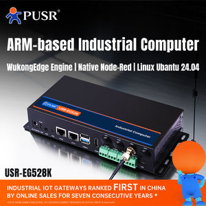 Gateway di Edge Computing Industriale PUSR Node-RED RS485/232 Programmazione PLC Ubuntu 24.04 WukongEdge RK3562 Linux Ipc Mini PC EG528 - Product Image 2