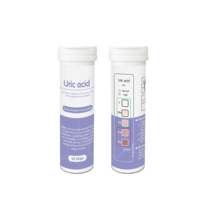 Bandelette de test d'acide urique Merydi, bandelette de test standard de qualité médicale domestique, test de goutte pour bandelettes de test d'urine à l'acide urique