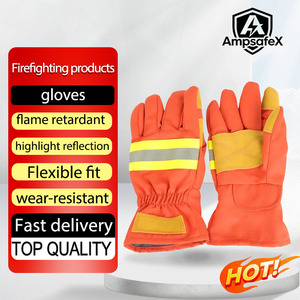 Guantes de Rescate Contra Incendios con Aislamiento Térmico, Resistentes a Altas Temperaturas y Retardantes de Llama, Venta al Por Mayor - Product Image 1