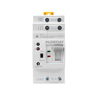 Interruptor de Transferencia Automática Moreday MDQ3 2P 4P 63A AC220V 110V ATS de Doble Alimentación Clase PC con Protección Contra Baja Tensión