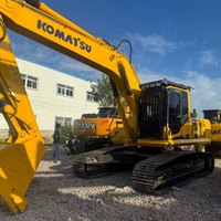 Moteur d'origine, structure durable, pièces de rechange mondiales, pelle d'occasion KOMATSU PC240 pour le soutien minier, les projets d'irrigation et la construction