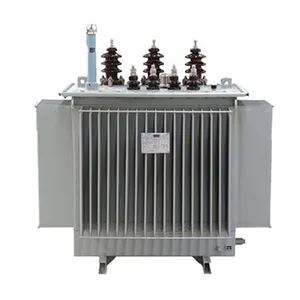 Transformador de alta potencia de distribución, transformador trifásico de aceite sumergido, Serie S9, 6,3 kV ~ 15KV, 50HZ/60HZ