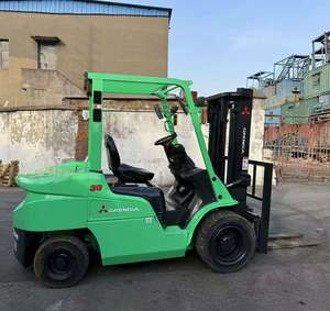 Chariot élévateur diesel d'occasion Mitsubishi de 3 tonnes de haute qualité, hauteur de levage 3 mètres avec fonction de déplacement latéral - Product Image 2