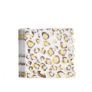 Juego de Platos y Servilletas Desechables con Diseño de Piel de Animal, Decoración con Estampado en Caliente, para Fiestas de Cumpleaños, Vajilla - Product Image 6