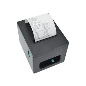 Maatwerk Usb Lan Poort Cash Printer Auto Cutter Desktop 80Mm Thermisch Pos Systeem Bon Printer Voor Restaurant