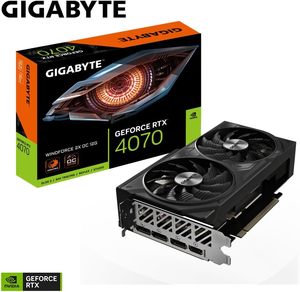 การ์ดจอ GeForce RTX 4070 WINDFORCE 2X OC 12GB 320 บิต PCI-E 4.0 2400MHz คอร์คล็อก 3 พอร์ต DisplayPort VGA สำหรับเวิร์กสเตชัน GDDR6 - Product Image 3