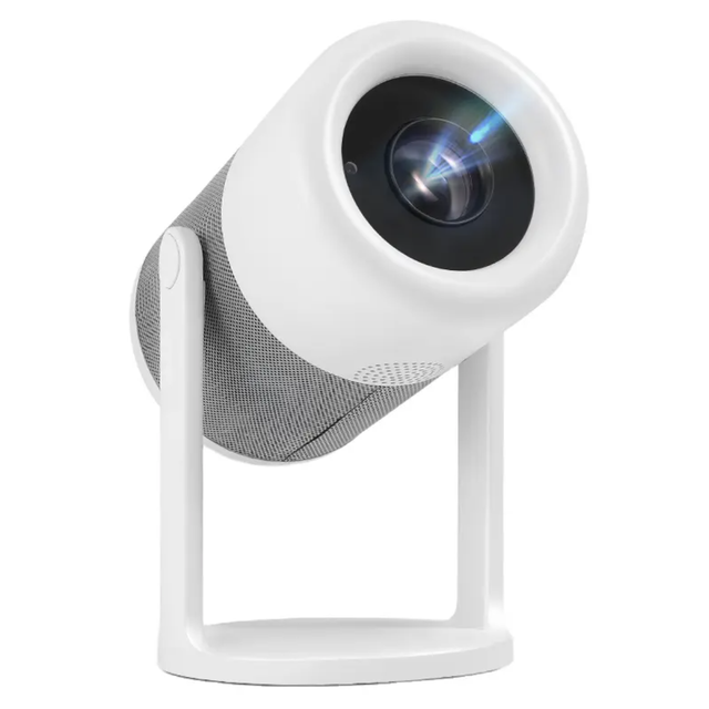 FLP 360° Portable Mini Smart Android 11 5G Wifi  LED Projector With 4K Video 1080P Electronic Focus Home Theater Projector