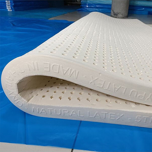 Nữ Hoàng Kích Thước 100 Màu Xanh Lá Cây Thiên Nhiên Nệm Cao Su Hypo-Dị ứng Dunlop Đầy Đủ Cơ Thể Massage Silicone Giường Nệm Topper Cho Ngủ - Product Image 2