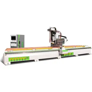 Double work station 1325 1328 automatic aluminium pvc cutting automatic cnc wood router