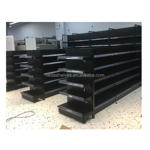 5 couches noir double face gondole épicerie présentoir pour <span class=keywords><strong>supermarché</strong></span> - Product Image 6