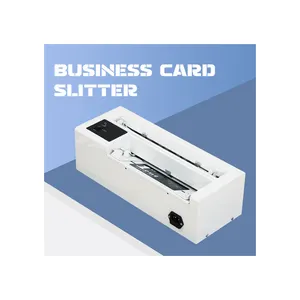 TPPS PFC100 otomatik isim kartı meyilli kartvizit kart kesme makinası kartvizit eğme