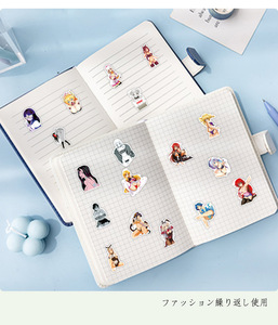 100 pz Anime Sexy bunny girls adesivi Laptop bagagli telefono adesivo decalcomanie in vinile adesivi impermeabili - Product Image 4