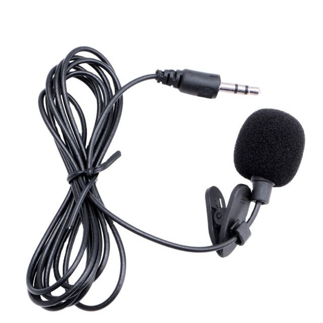 Portable Omnidirectional Cell Phone Microphone 3.5mm Lapel Microfon  Lavalier Loudspeaker
