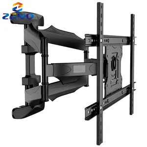 Full Motion TV Wall Mount For 32-70 Inch Flat Screen/Curved TVs Heavy Duty Wall Mount TV Bracket With Swivel Articulating Dual