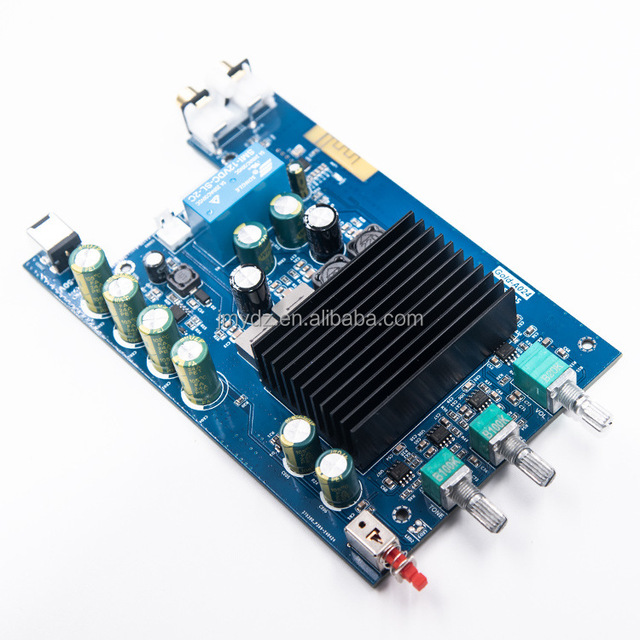 Gold-A024 TPA3255 high-power 600W professional subwoofer amplifier board with adjustable low-frequency frequency