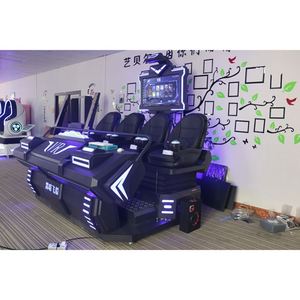 เครื่องเล่นเกมจำลองการเดินเรือในร่มแบบ VR 4 ที่นั่ง โครงสร้างโลหะ สำหรับโรงภาพยนตร์ 3 มิติ/4 มิติ/9 มิติ เหมาะสำหรับสวนสนุก ห้างสรรพสินค้า และสถานที่สาธารณะ - Product Image 4