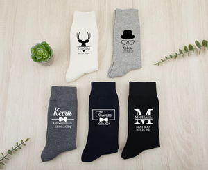Custom Wedding <strong>Socks</strong> Groom <strong>Bridesmaid</strong> Gift Novelty Funny Crew <strong>Socks</strong> <strong>for</strong> Wedding Party Favor - Product Image 6