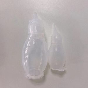 Aspirador Nasal Manual <span class=keywords><strong>de</strong></span> Silicona <span class=keywords><strong>de</strong></span> Grado Alimenticio <span class=keywords><strong>de</strong></span> Alta Calidad <span class=keywords><strong>de</strong></span> 75 ml, Libre <span class=keywords><strong>de</strong></span> BPA, Diseño <span class=keywords><strong>de</strong></span> Pingüino, Ecológico, Transparente, Limpiador <span class=keywords><strong>de</strong></span> Nariz para Bebés - Product Image 2
