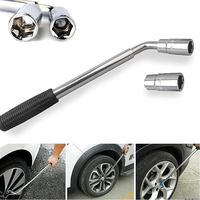 Clé à écrou de roue extensible réglable à 4 voies, clé à roue pour changement de pneu, métrique, OEM, acier inoxydable, 30NM