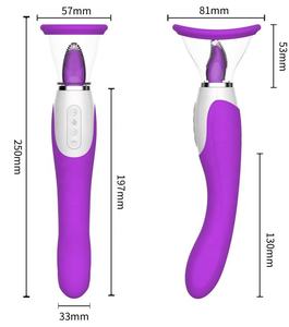 Elektrische Orale Likken Tong Vibrator Sexy Vrouwen Masturbatie Plezier Machine, Volwassen Product Seksspeeltjes Elektrische Borst Likken - Product Image 2