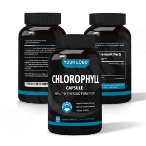 Suplemen Herbal Label Pribadi Klorofilin Natrium Tembaga Klorofil Organik Kapsul - Product Image 3