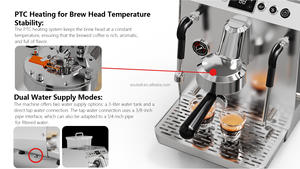 <span class=keywords><strong>Cafetera</strong></span> comercial inteligente francesa grande de acero inoxidable - Product Image 5