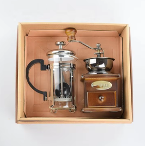 Cafetera Francesa y Molinillo de Café a Precio de Fábrica, Juego de Mecanismo Manual de Cerámica para Café Antiguo - Product Image 4