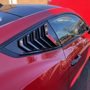 Per Ford Mustang GT S650 2024 copertura specchietto retrovisore posteriore del telaio del motore portachiavi esterno interno in vera fibra di carbonio